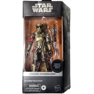 Star Wars The Mandalorian Shore Trooper Black Series Figure Hasbro 2021 New